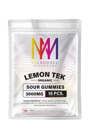 Organic Lemon Tek Sour Cherry Gummies for sale in the United States